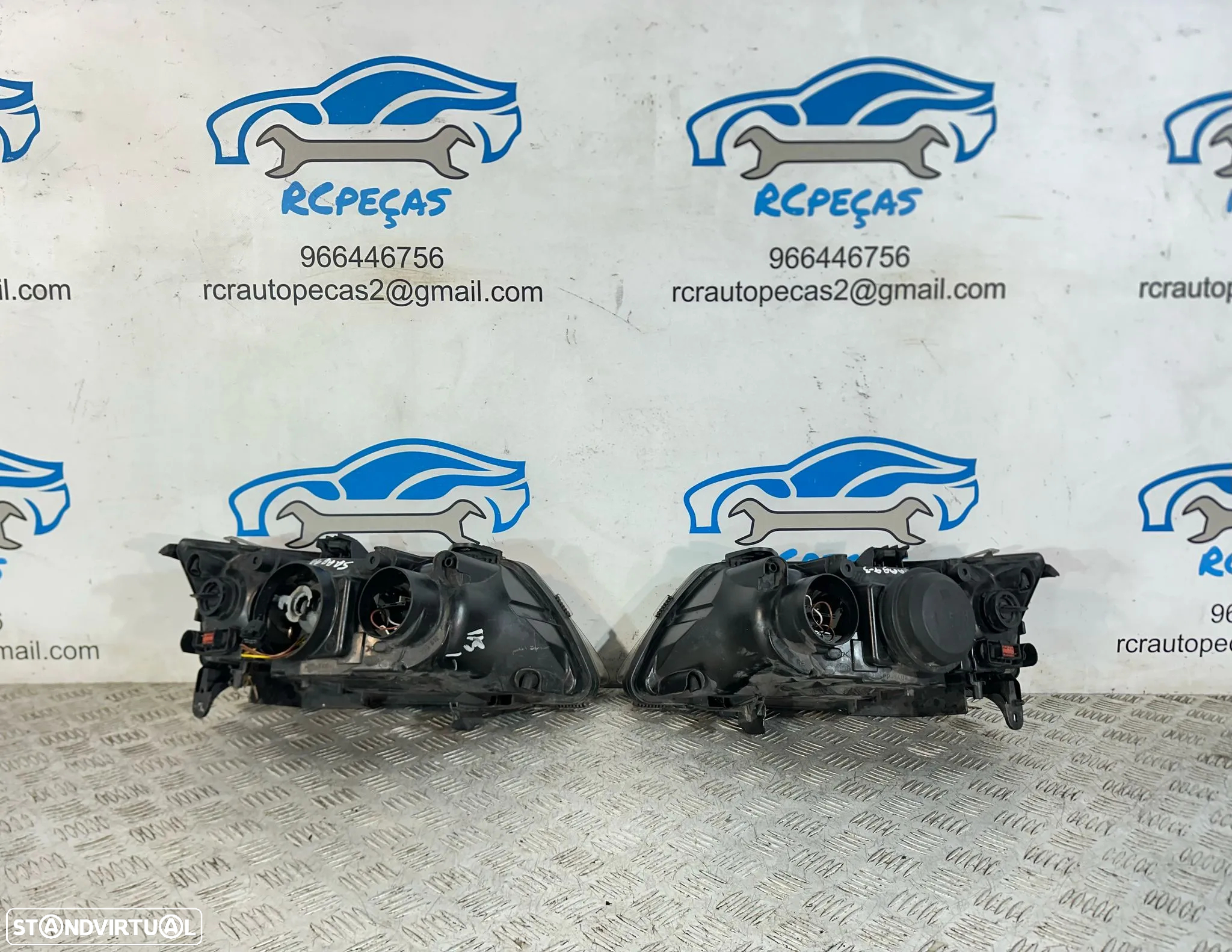 .Conjunto Oticas Farois Frontal Frente Esquerda Direita Saab 93 9-3 YS3F 2002 - 2012 - 5