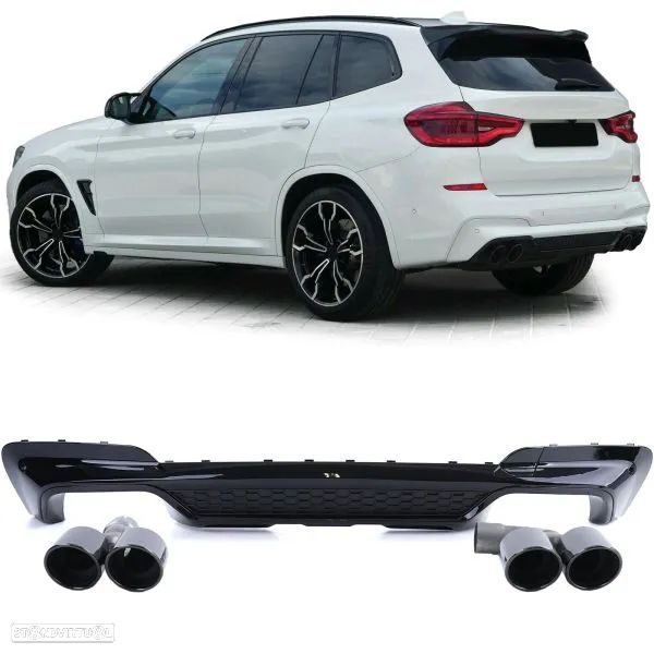 Difusor com Ponteiras Bmw X3 G01 (2018 em diante) - 1