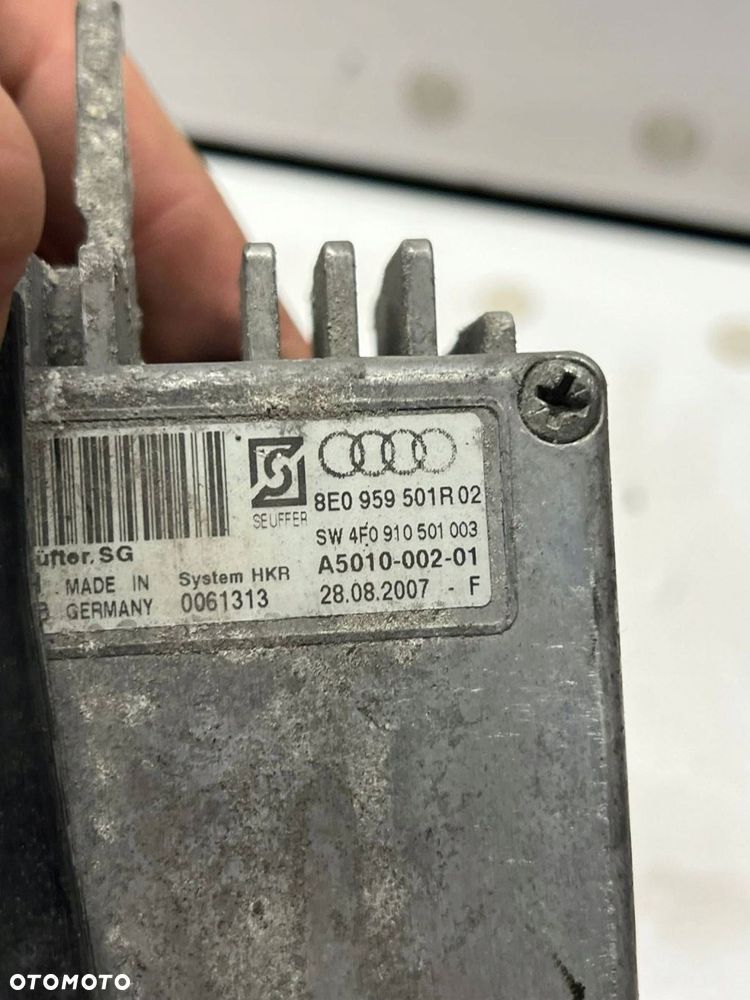 8E0 959 501 R Sterownik wentylatora chłodnicy 2.0 TFSI Audi A4 S4 B7 8E 8H - 3