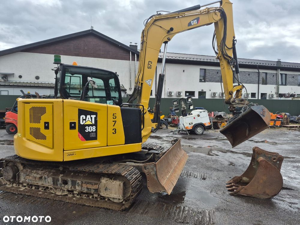 Caterpillar Caterpillar 308 CR, 2019r. QH i 2łyżki skarpowa hydrauliczna i do kopania. - 1