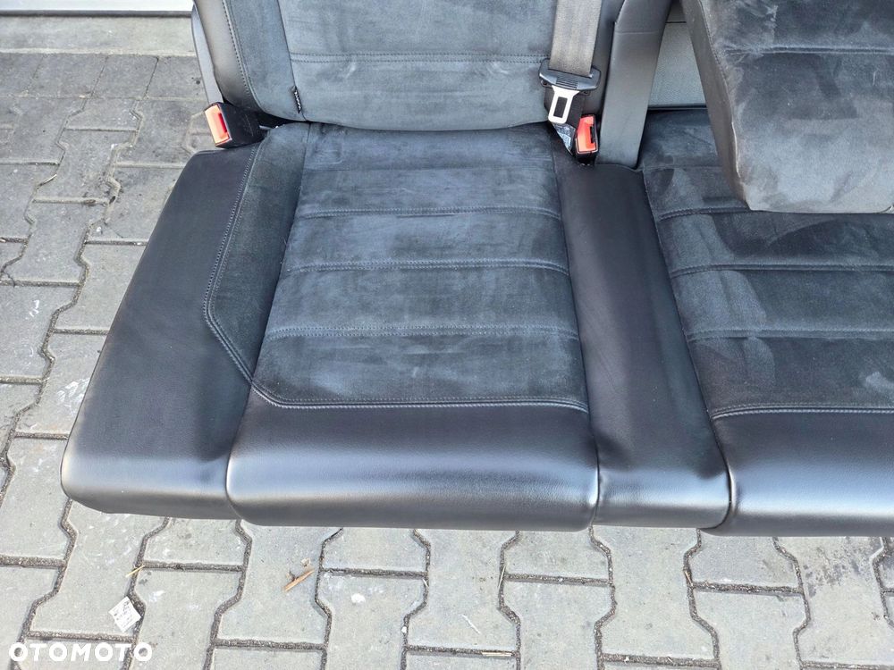 VW T6 MULTIVAN HIGHLINE fotel kanapa łóżko tył rozkładane skóra alcantara - 5