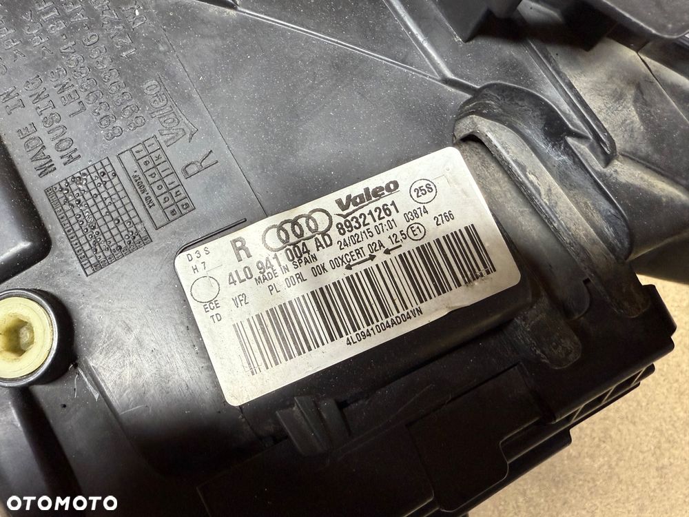 LAMPA PRZÓD PRAWA XENON LED AUDI Q7 4L0 LIFT 4L0941004AD - 12