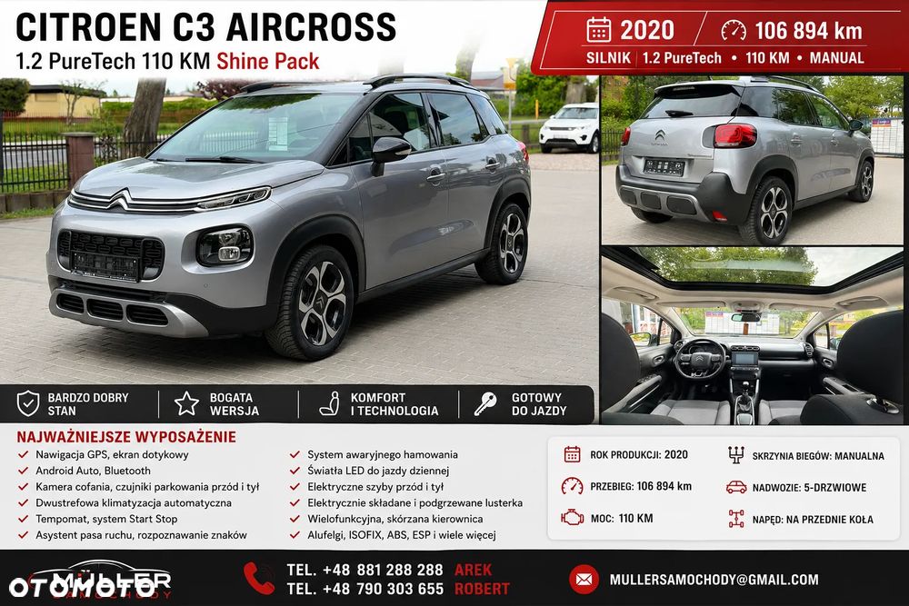 Citroën C3 Aircross PureTech 110 Stop & Start OPF SHINE PACK - 1