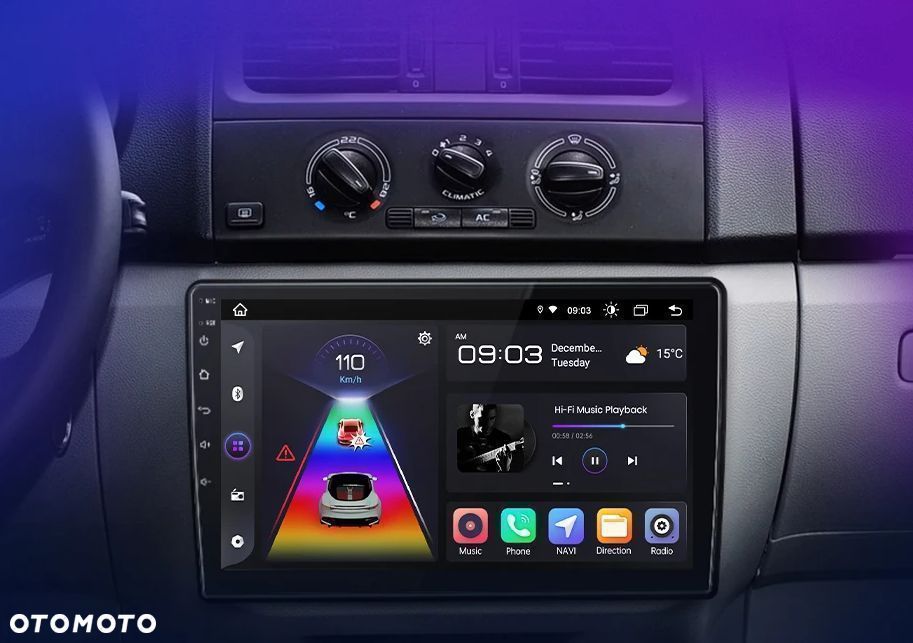 Radio do Skoda Fabia 2 od 2007 - 2014 – CarPlay i Android Auto - 1