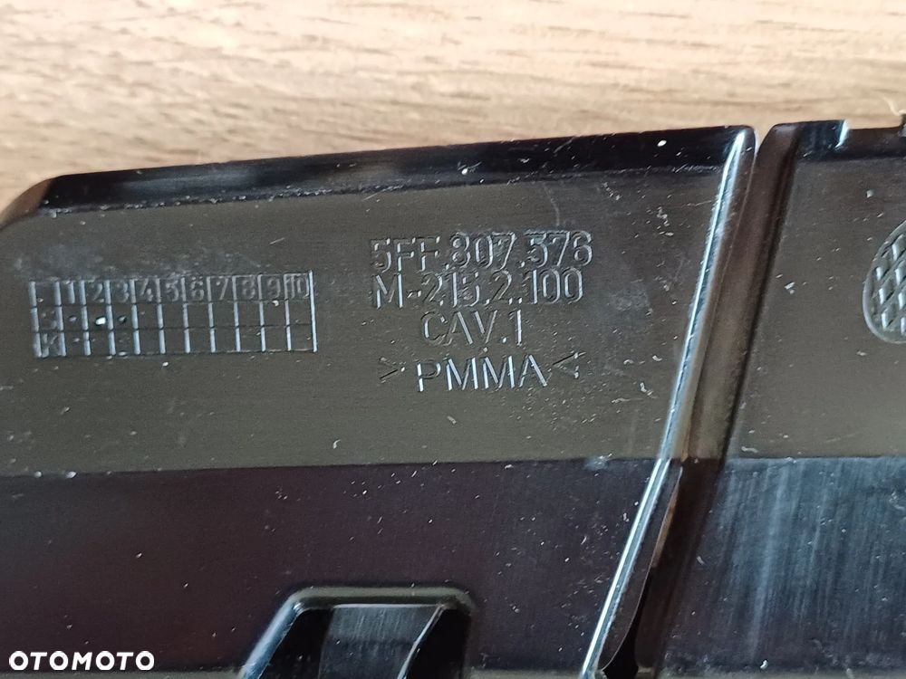 SEAT CUPRA FORMENTOR 20- KRATKA ZDERZAKA PRZÓD PRAWA ORYGINAŁ 5FF807576 WYSYŁKA 24h - 5