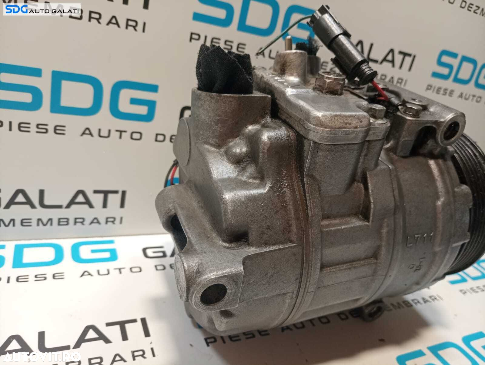 Compresor AC Aer Conditionat Clima Mercedes Clasa E Class W211 E200 E220 2.2 CDI 2001 - 2009 Cod A0012301411 GE447220-9332 [2827] - 4