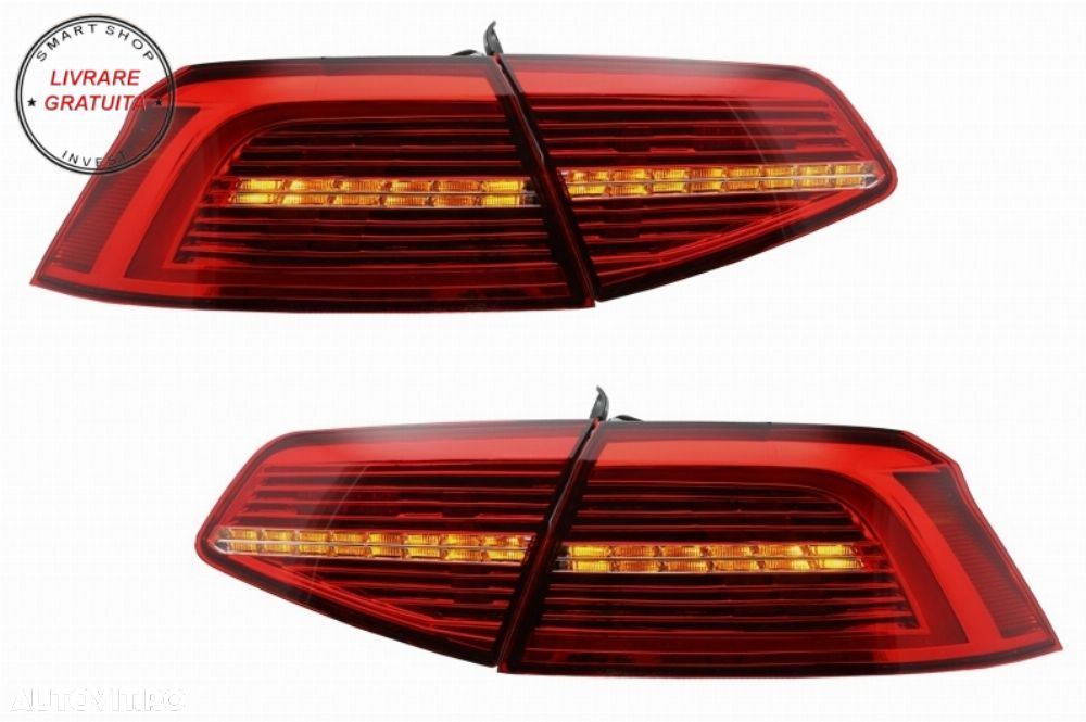 Faruri LED si Stopuri VW Passat B8 3G (2014-2019) Matrix Look R line cu semnal din- livrare gratuita - 19