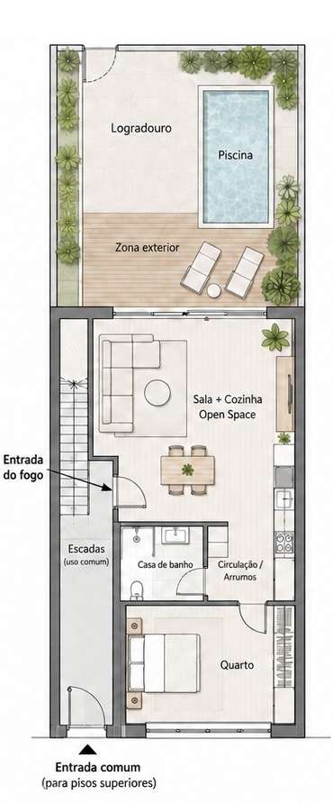 Terreno Urbano | Zona Histórica do Barreiro | 3 Apartamentos - Grande imagem: 2/4