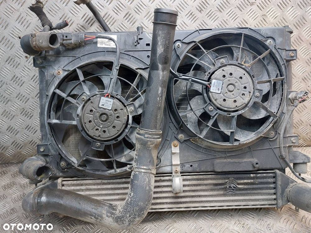 CHŁODNICE KOMPLET + WENTYLATORY FORD GALAXY MK1 FL 1.9 TDI 7M3820411A - 8