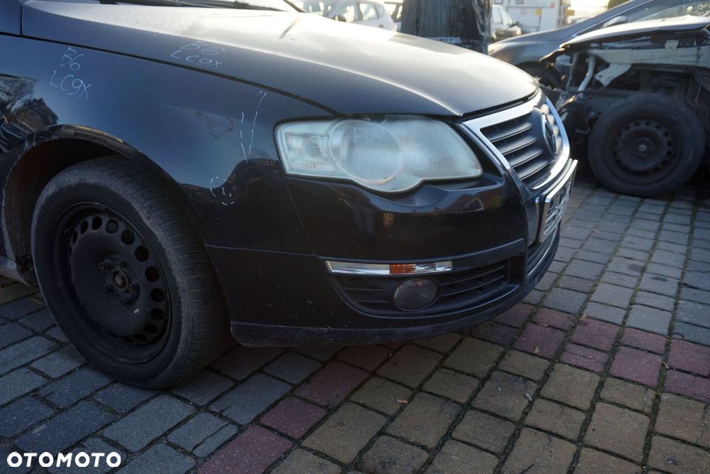 MASKA ZDERZAK BŁOTNIKI LAMPY PASSAT B6 LC9X  VOLKSWAGEN 2005-2010 CZARNY PRZÓD KOMPLETNY - 34