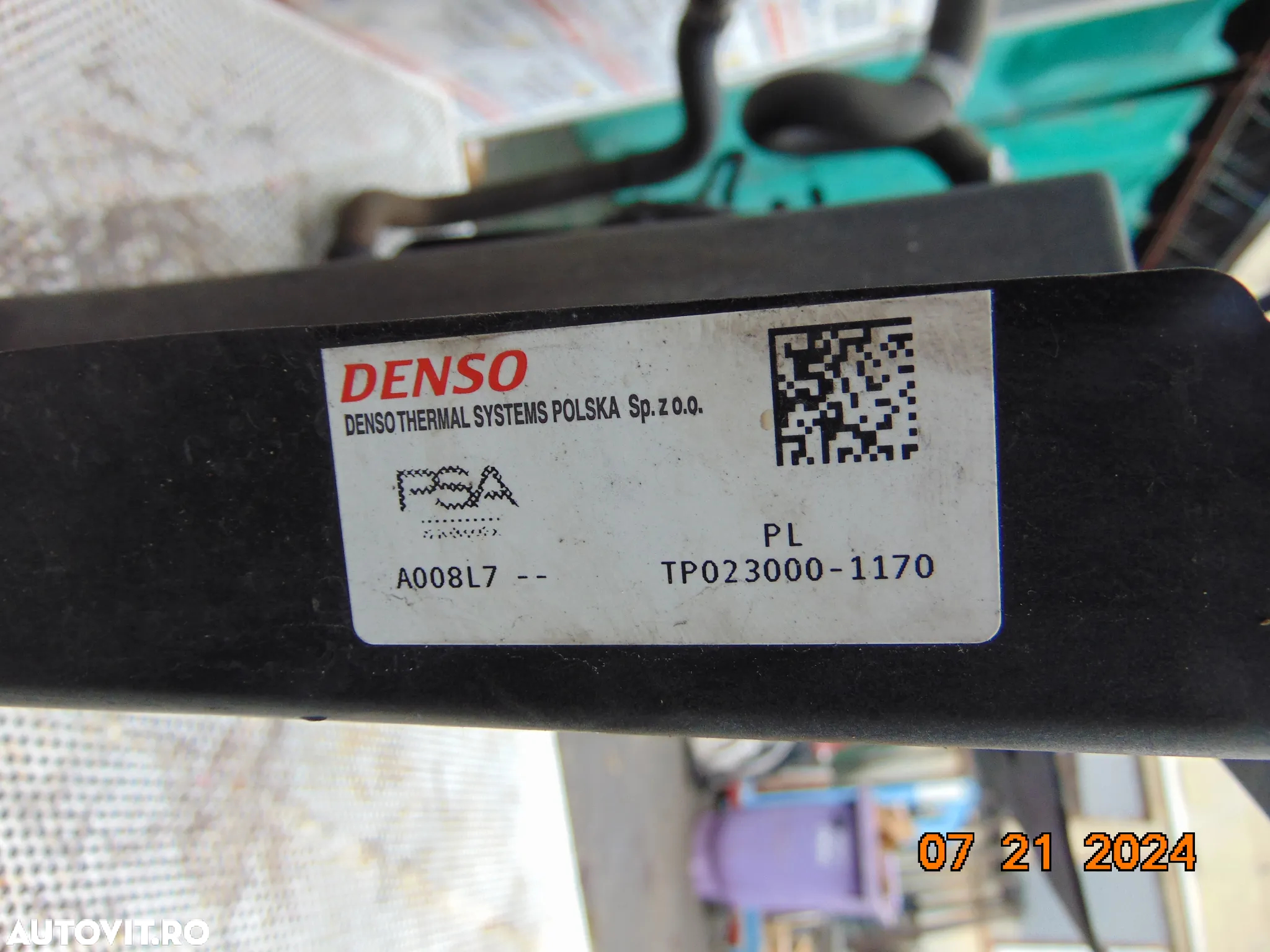 Trager Peugeot 208 dupa 2019 set radiatoare ventilator armatura bara fata radiator - 6