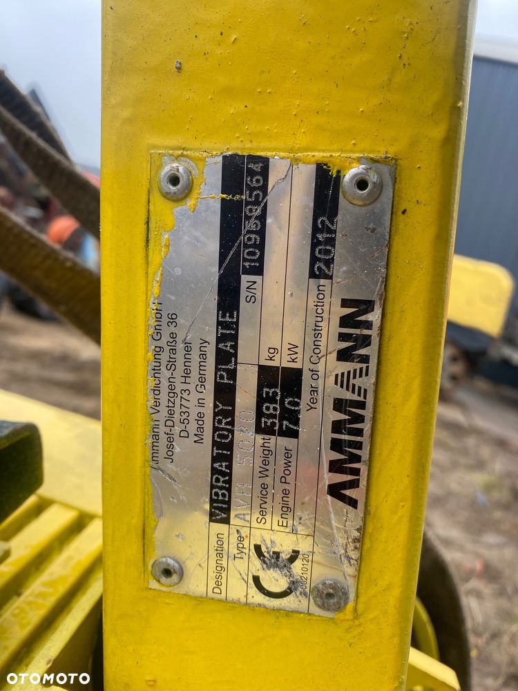 Zageszczarka gruntu AMMANN 5020 400 kg 12r wacker - 5