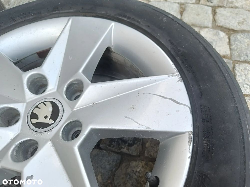 Felgi Aluminiowe 16 Skoda Octavia 3 5x112 ET46 5E0601025H Koła VW Seat Audi 6,5Jx16H2 - 18