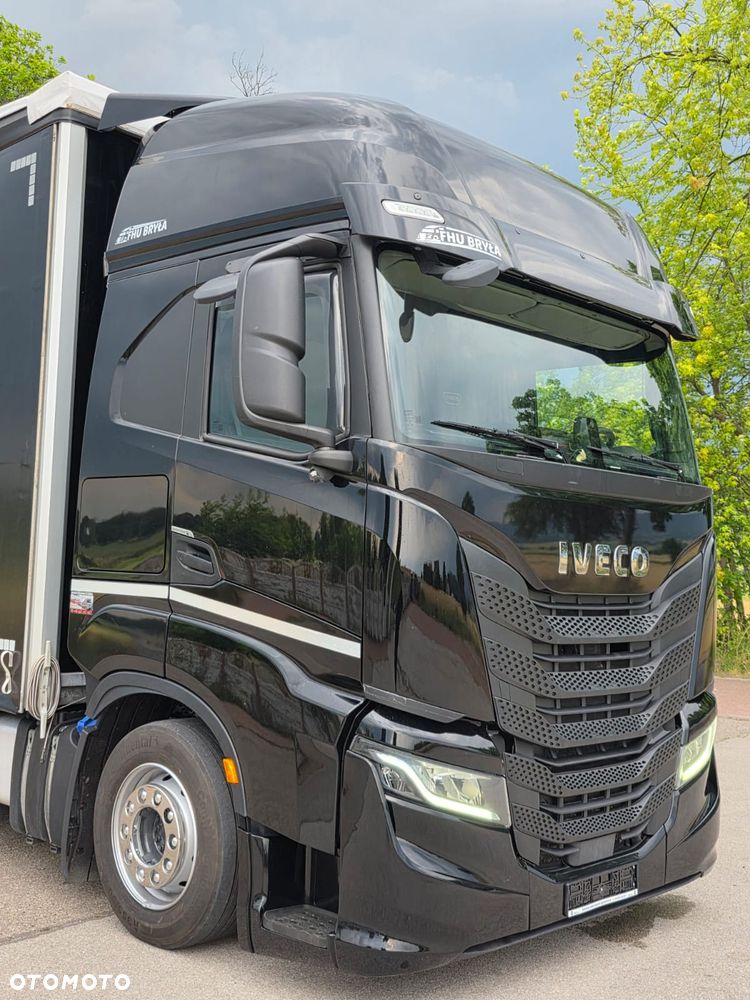 Iveco S-WAY 460 / FIRANKA / WINDA  / NOWE OPONY / 18PALET / AUTOMAT / KLIMA POSTOJOWA / CAŁY NA PODUSZKACH / SYPIALKA / SERWISOWANY / 2021 / JAK NOWY  / E6 - 14