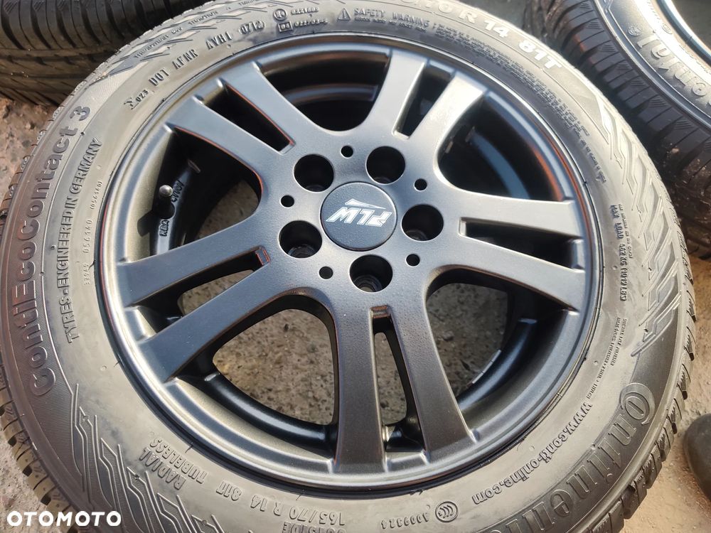 5x100 Felgi Aluminiowe Alufelgi 14 Koła Letnie Lato SKODA FABIA PRAKTIK ROOMSTER RAPID SEAT IBIZA CORDOBA TOLEDO IV 4 VW FOX POLO Legnica ALU-RAD 165/70 6,5mm - 10