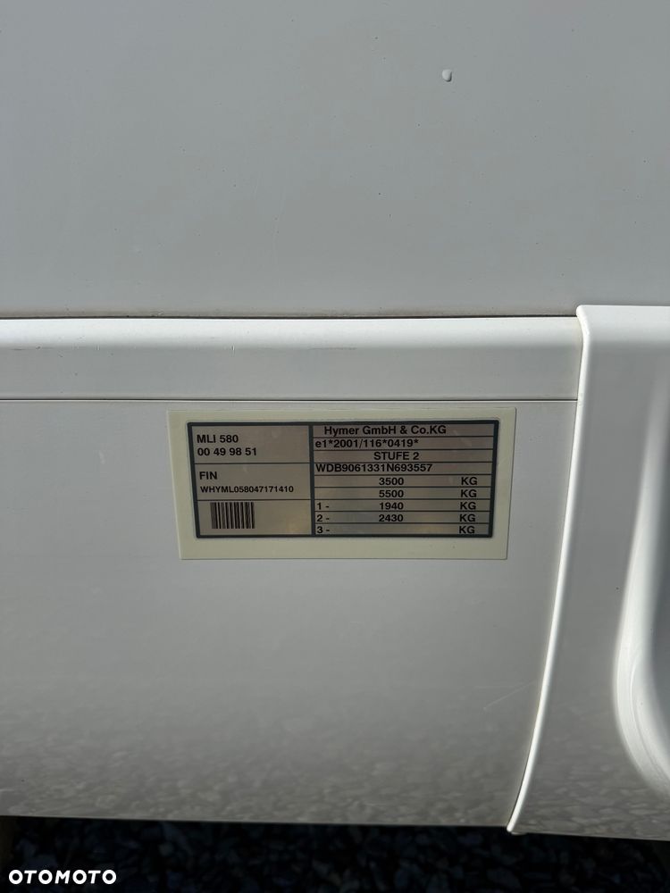 Hymer-Eriba ML 580 - 33