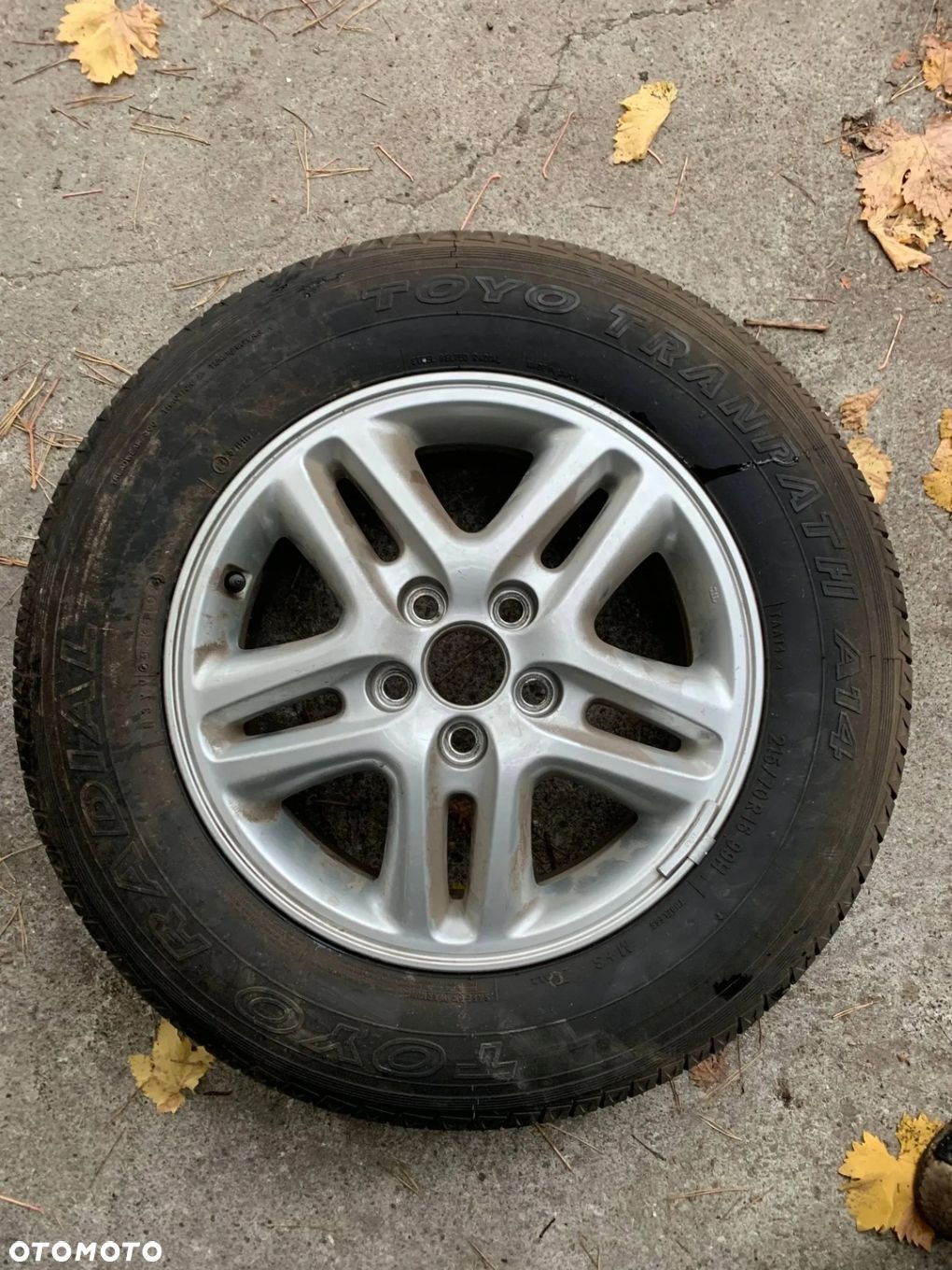 Koło dojazdowe zapas alufelga felga 215/70R16 Toyota RAV 4 II XA20 WWA - 1
