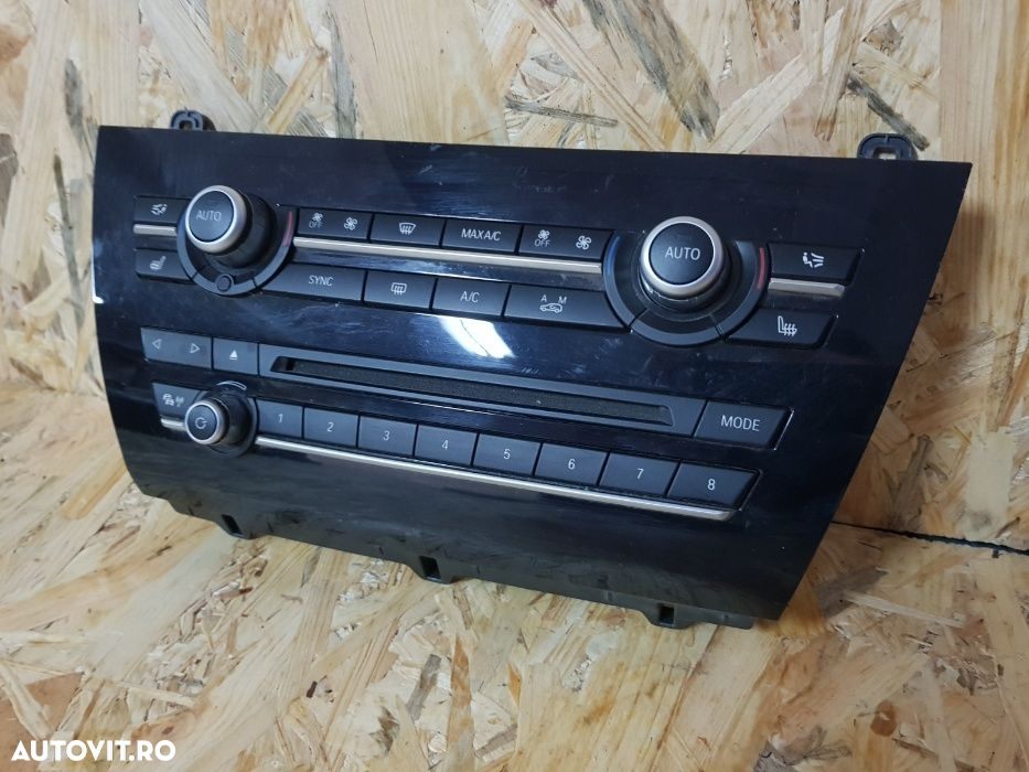 Panou Modul Climatronic Interfata Radio CD Bmw X5 X6 F15 F16 - 3