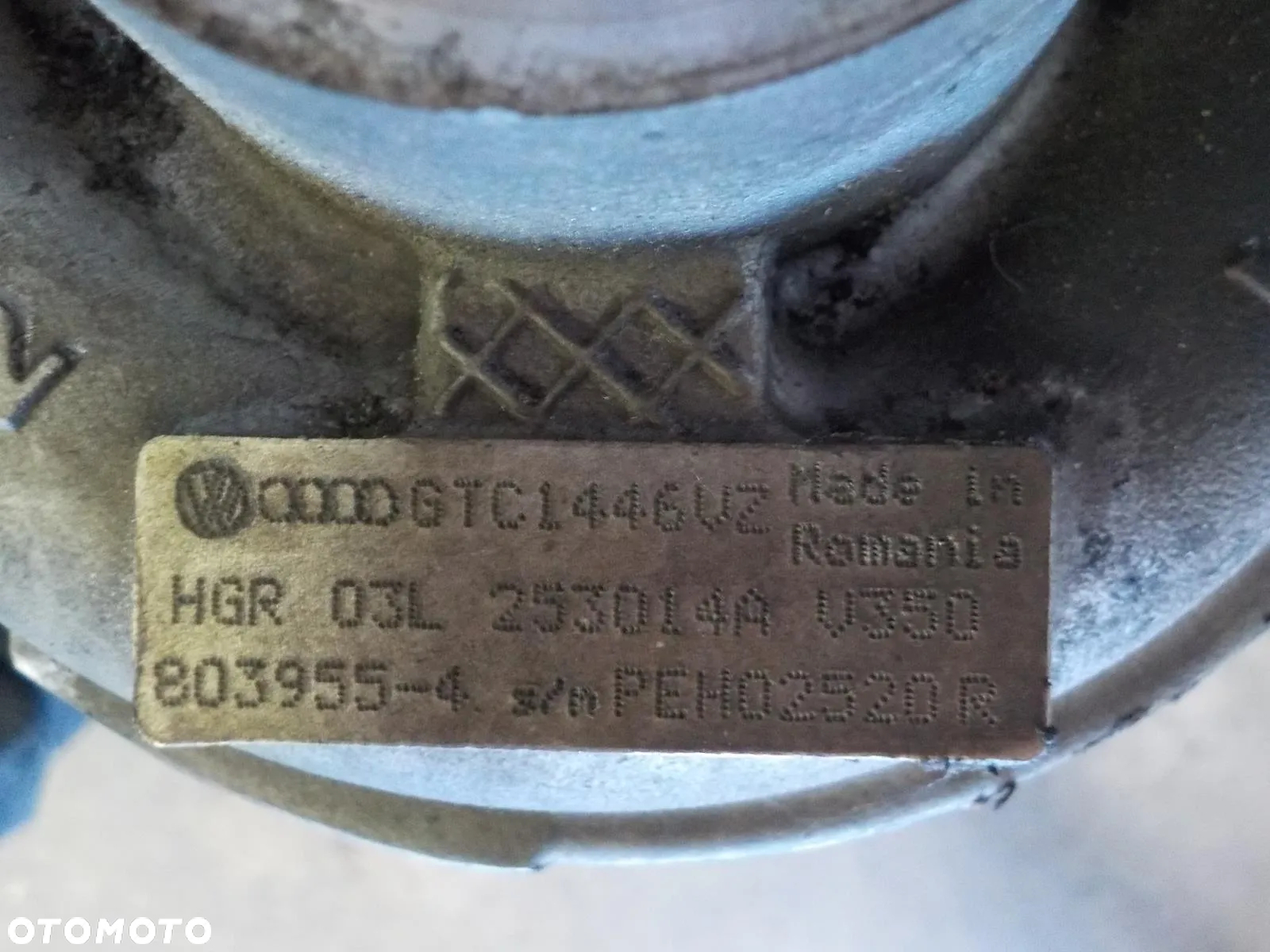 CRAFTER 2.0 TDI TURBO TURBOSPRĘŻARKA TURBINA 03L253014A - 3