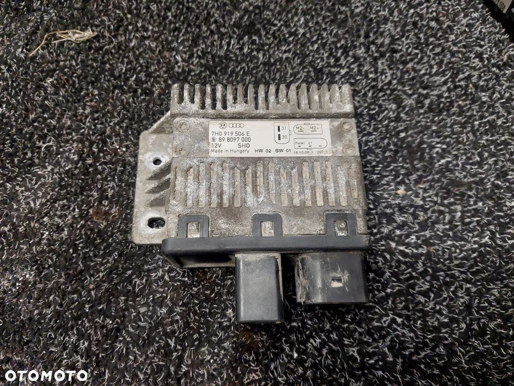 VOLKSWAGEN T5 STEROWNIK MODUŁ WENTYLATORA 7H0919506E - 1
