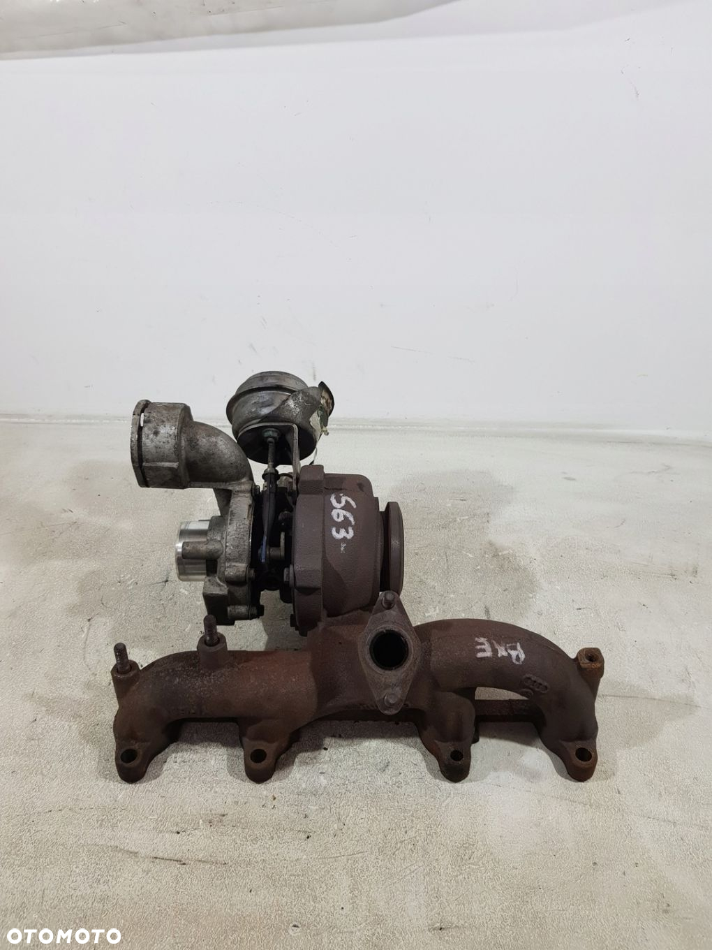 TURBOSPRĘŻARKA TURBO 038253016K VW SEAT SKODA AUDI 1.9 TDI BXE - 5