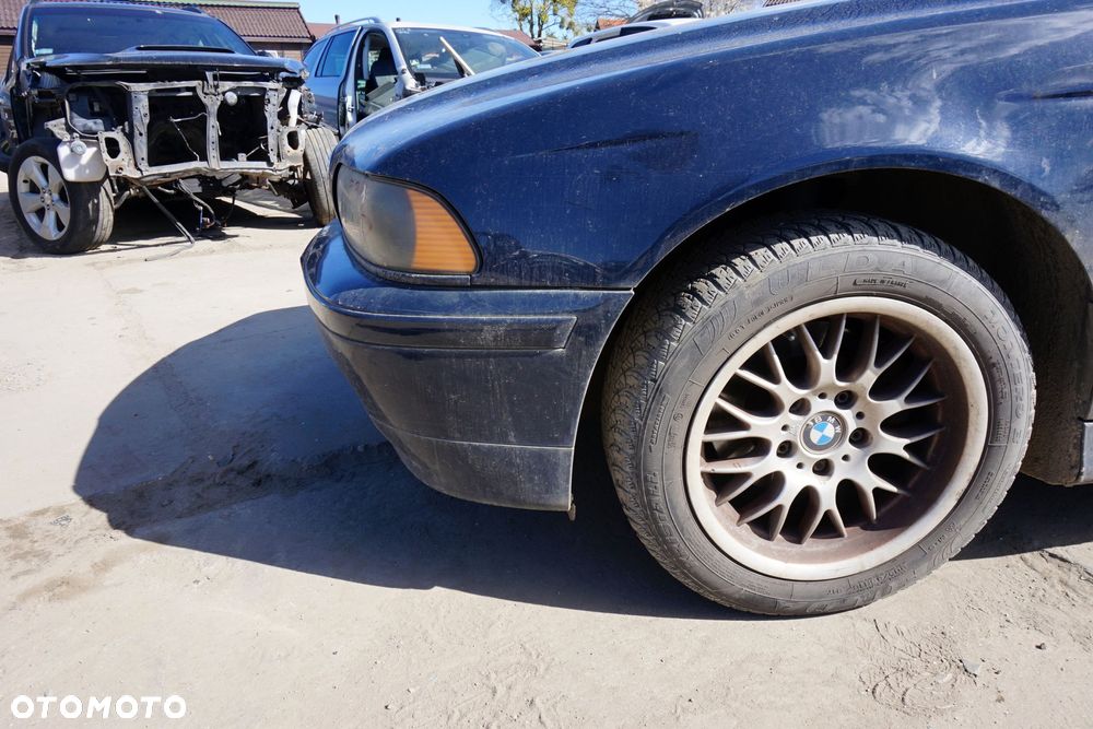 MASKA ZDERZAK BŁOTNIKI LAMPY 5 E39 263  BMW 1995-2000 GRANATOWY PRZÓD KOMPLETNY - 23