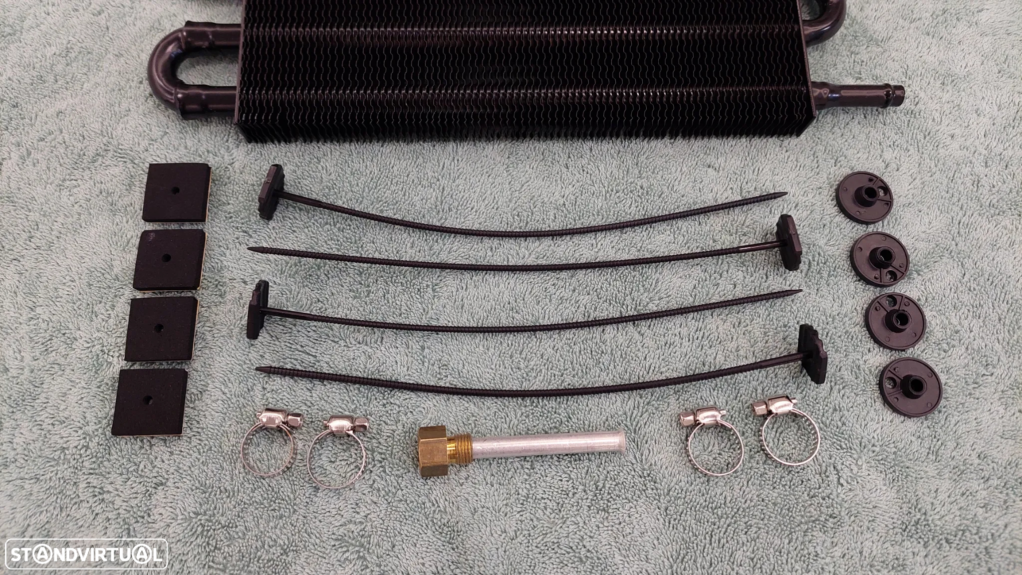 Kit Radiador Óleo / Combustíveis / Líquidos Universal - 4 Linhas - 11