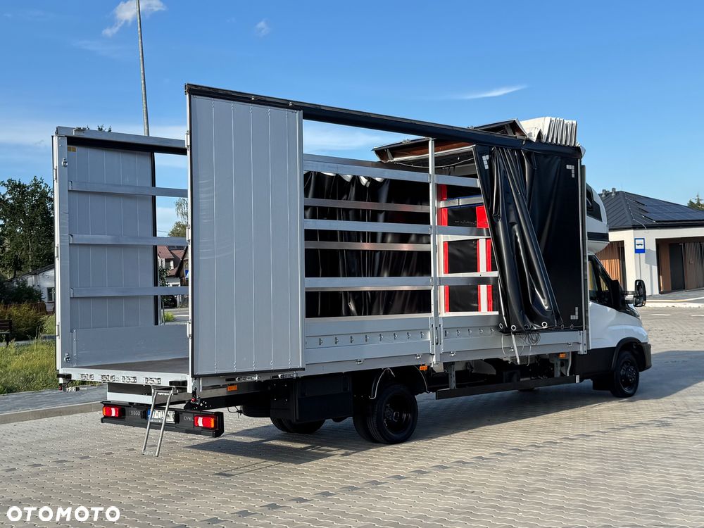 Iveco Daily 2024r ‼️50C18‼️HI-MATIC 15 Palet 6.11m // 3.0 Plandeka 2x Firanka + Dach zsuwany + drzwi z tyłu Wysokość rampowa // poduszki pneumatyczne Salon Polska DMC 3.5t - 10
