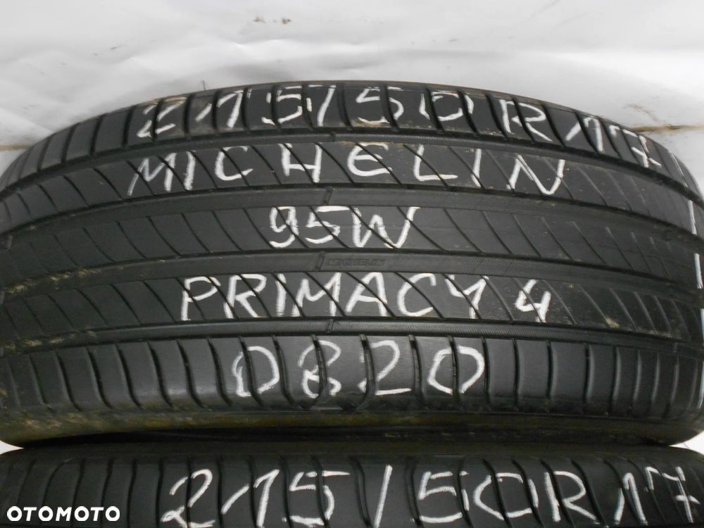 OPONY 215/50R17 MICHELIN PRIMACY 4 DOT 0820 / 3618 6.6MM - 2