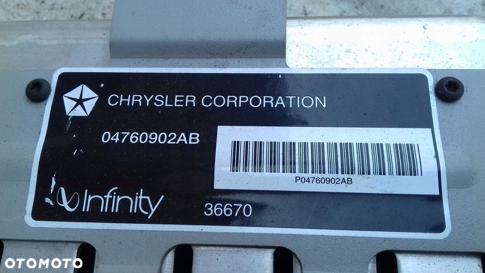 wzmacniacz infinity 04760902ab chrysler 300m 99- - 4