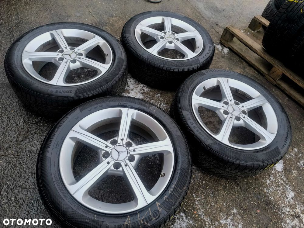 5x112 Felgi Aluminiowe Alufelgi 17 Mercedes Koła Zimowe Zima A KLASA W177 W176 B W246 W247 C W204 CLA W117 W118 GLB X247 GLA H247 MARCO POLO W447 V VITO W639 Legnica ALU-RAD 7mm 205/55 TPMS - 3