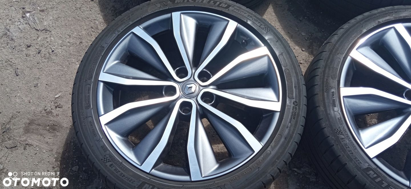 KOŁA FELGI ALUMINIOWE OPONY LETNIE MICHELIN 19 RENAULT KADJAR 225/45/R19 - 5