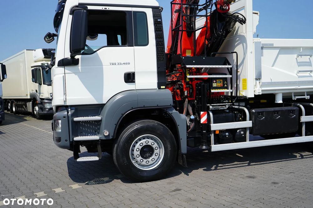 MAN / TGS / 33.420 / E 6 / WYWROTKA + HDS / FASSI F 175 / 6 X 4 / HYDROBURTA - 37