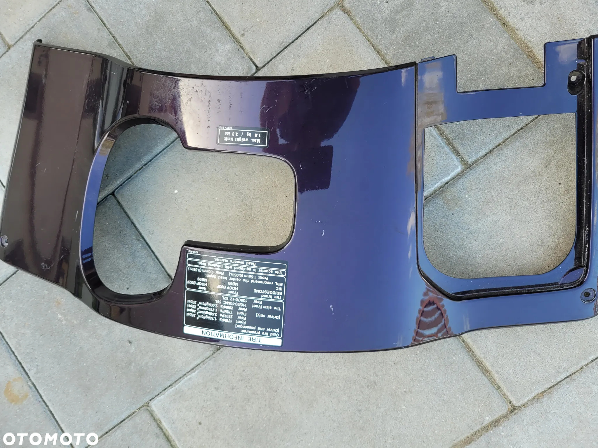 Owiewka, osłona, wypełnienie kokpitu, kokpit Honda S-Wing 125 - 3