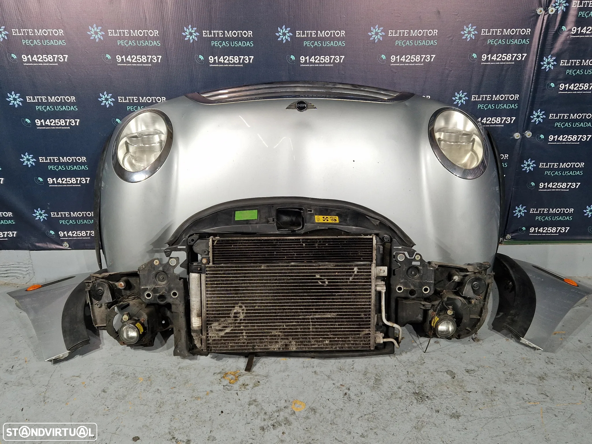 Frente completa usada MINI ONE COOPER R50 R53 1.4i capot parachoques oticas guardalamas - 7