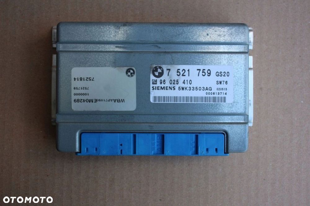 Komputer sterownik skrzyni BMW 3 E46 2.0D 150KM M47 AUTOMAT 7521759 - 1