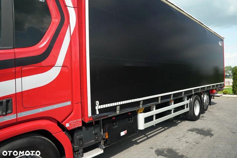 Scania R 410 / FIRANKA 9,5 M  / 6x2 / OŚ PODNOSZONA / WINDA DHOLLANDIA  / EURO 6 - 10