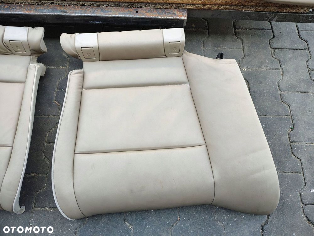 FOTEL FOTELE BOCZKI KANAPA SKÓRA GRZANE BMW 3 E93 CABRIO - 2