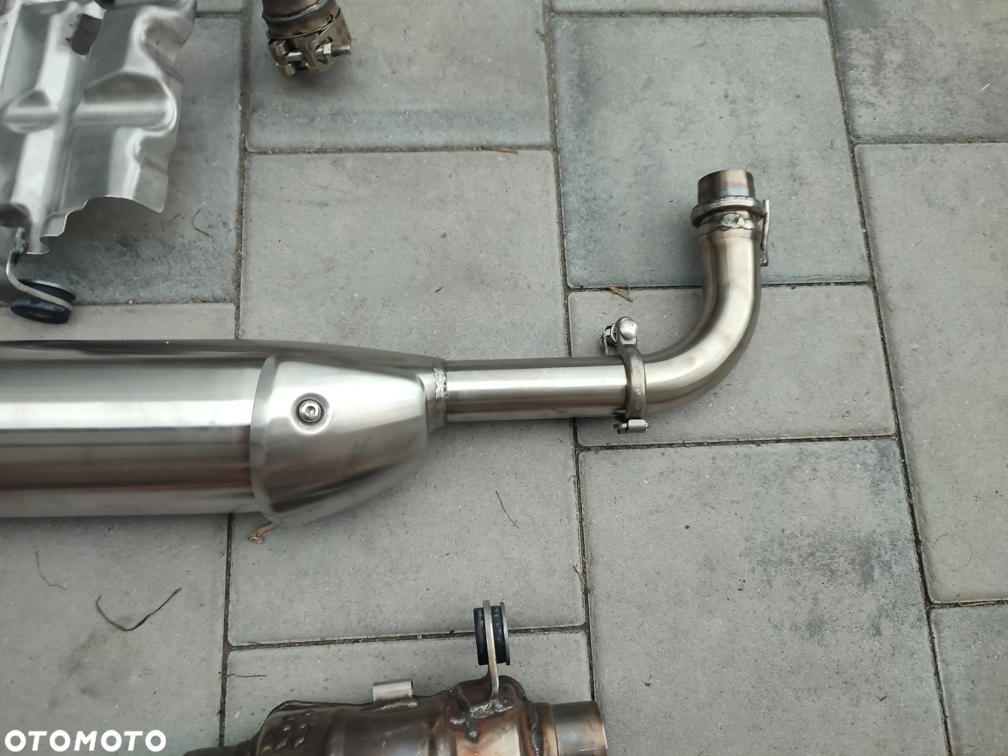Tłumik, wydech, kolektor, katalizator Triumph Speed Twin 1200 - 6