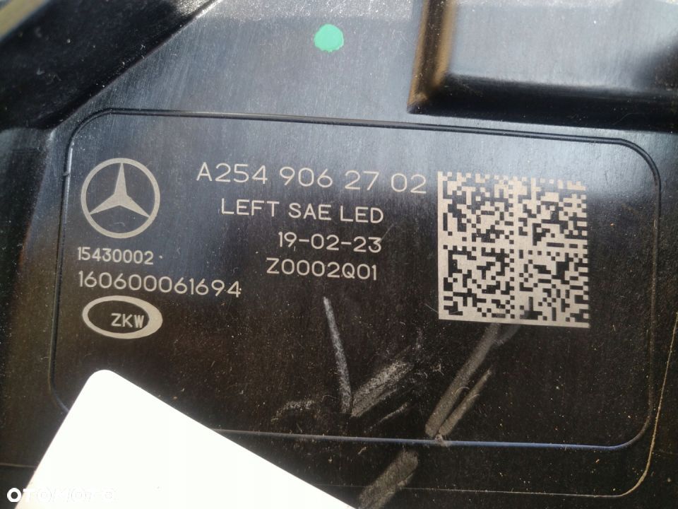 Lampa Lewa Mercedes GLC 254 X254 A2549062702 Nówka - 12