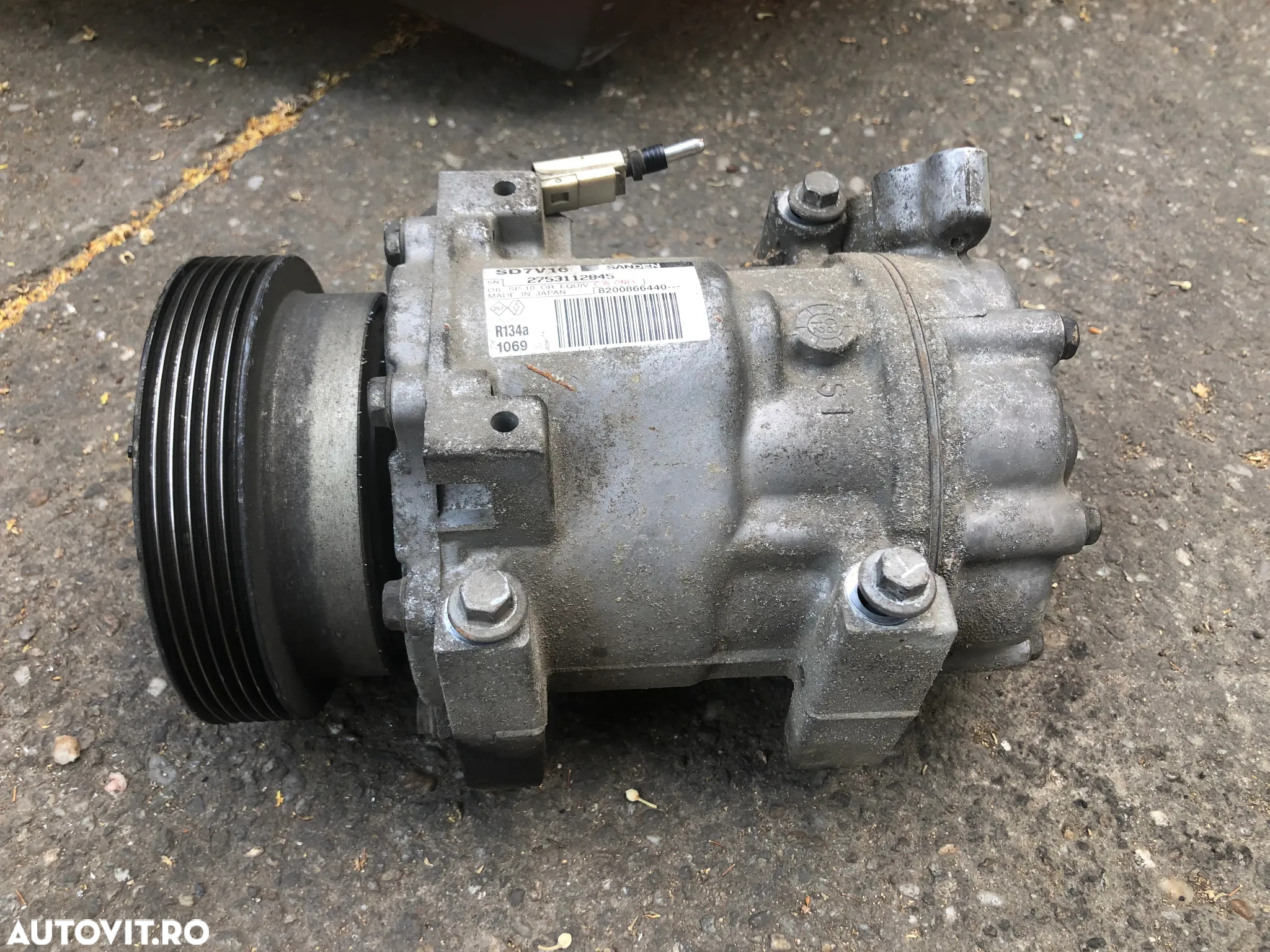 Compresor clima AC Dacia Logan 1 PH2 facelift 1.6 16v benzina - 7