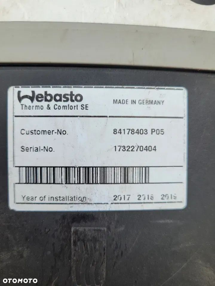 Webasto Ogrzewanie Postojowe Volvo Fh 4 - 2