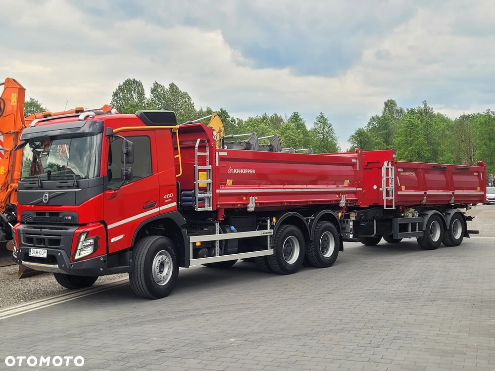 Volvo FMX / 460KM / jak NOWY!! / 59.000km / HYDROBURTA / 6x4 / PRZYCZEPA MEILLER / - 1