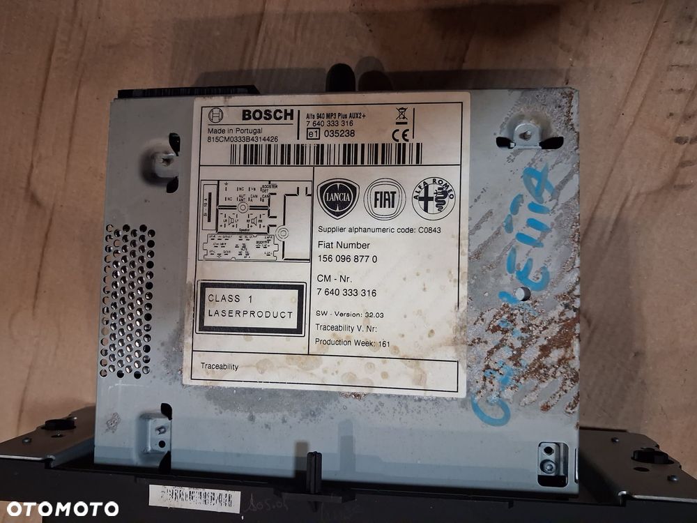 Radio ALFA ROMEO GIULIETTA 1560968770 - 3