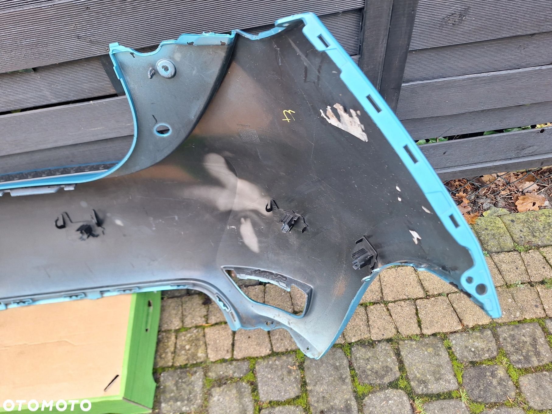 RENAULT ZOE 12- NIE KLEJONY! ZDERZAK TYŁ TYLNY+CHROM ORYG. 850101003R 850101029R - 9