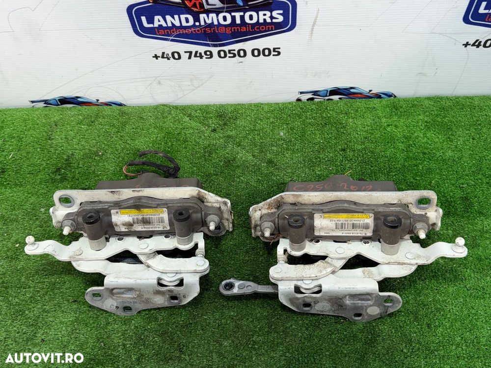 BALAMALE CAPOTA STANGA / DREAPTA  MERCEDES BENZ C250 C204 W204 CDI 2.2 DIESEL 2012 COD OEM A2129066201 A2129066301 2008-2014 - 6