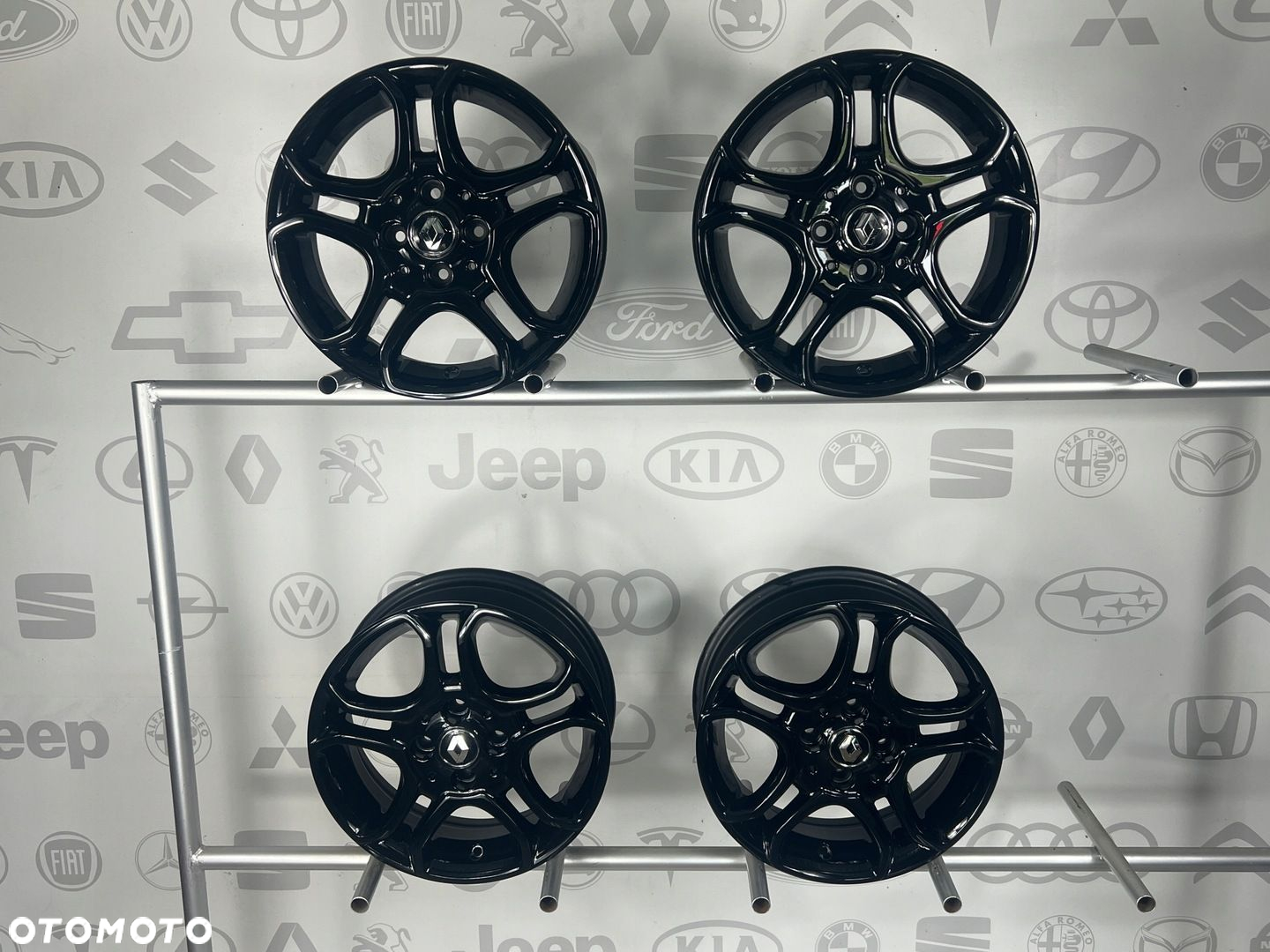 FELGI ALU SMART A453 RENAULT CLIO TWINGO 15 4X100 ET32 ORYGINALNE - 2