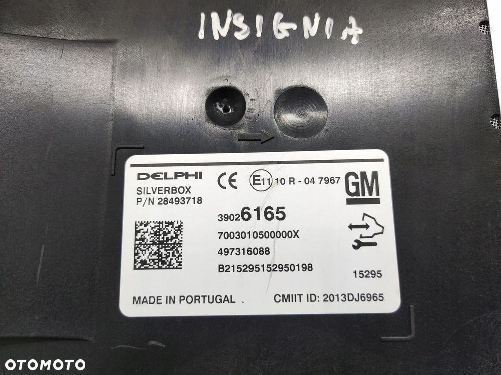 MODUŁ STEROWNIK RADIA SILVERBOX OPEL INSIGNIA I A 2013-2017 LIFT 39026165 - 4