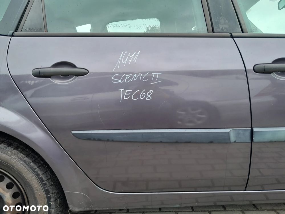 RENAULT SCENIC II DRZWI PRAWE TYLNE PRAWY TYŁ KOLOR: TEC68 - 1