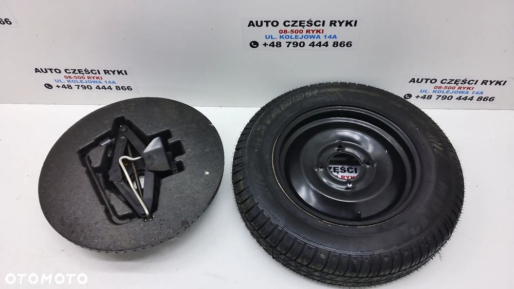 Microcar Aixam Koło Dojazdowe Felga 4x13 4x115 Lewarek  145/80r13 - 1